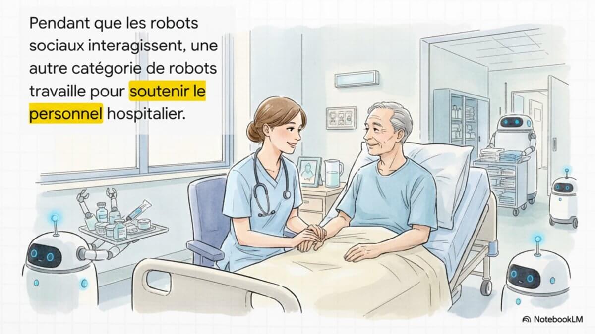 Les robots dans nos hôpitaux et maisons de retraite 